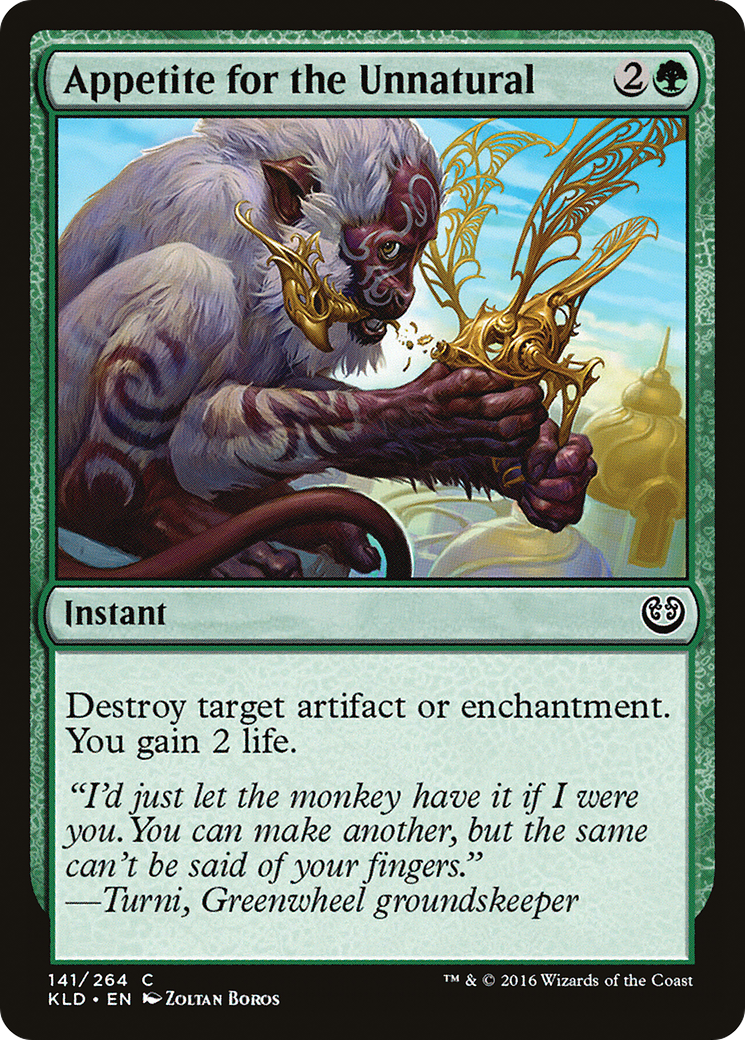 Appetite for the Unnatural (KLD-141)