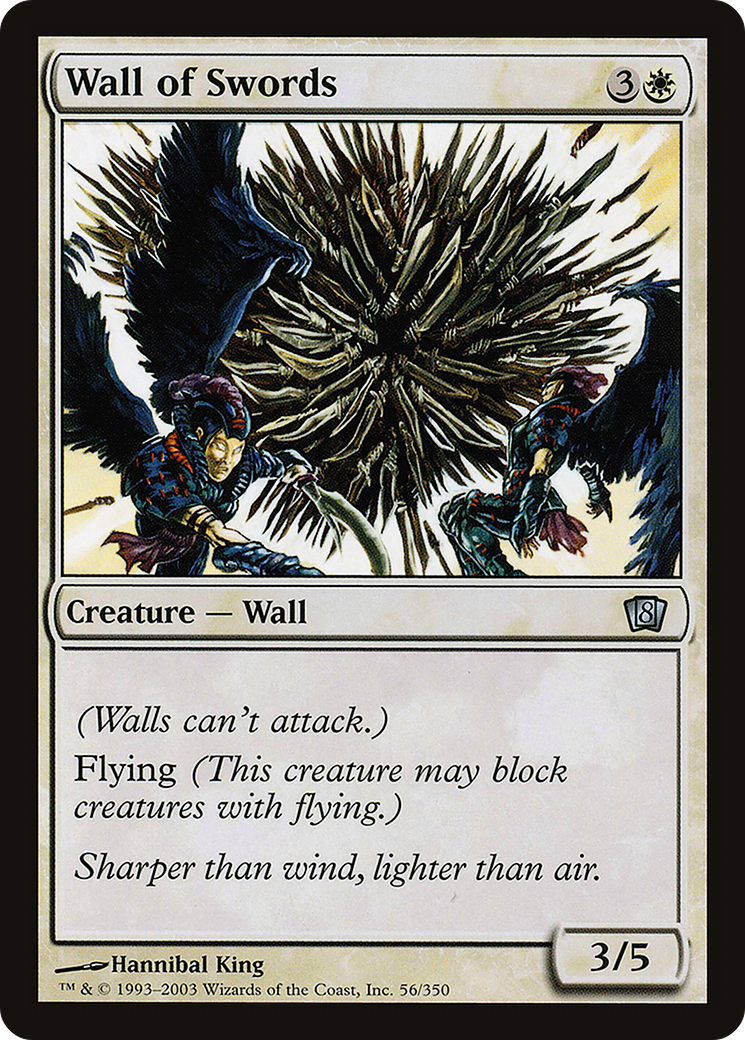 Wall of Swords (8ED-56★) (Foil)