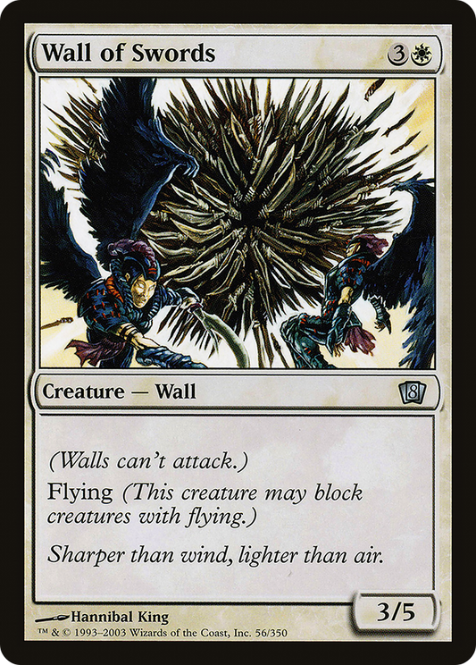 Wall of Swords (8ED-56★) (Foil)