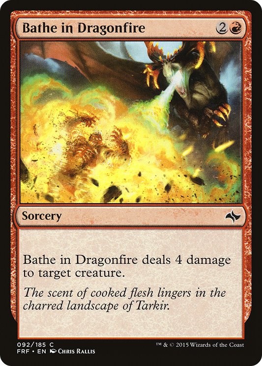 Bathe in Dragonfire (FRF-092) (Foil)