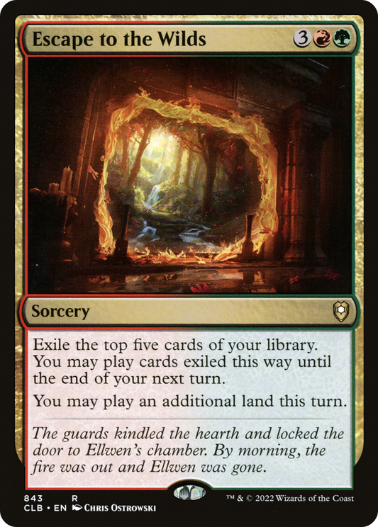 Escape to the Wilds (CLB-843)