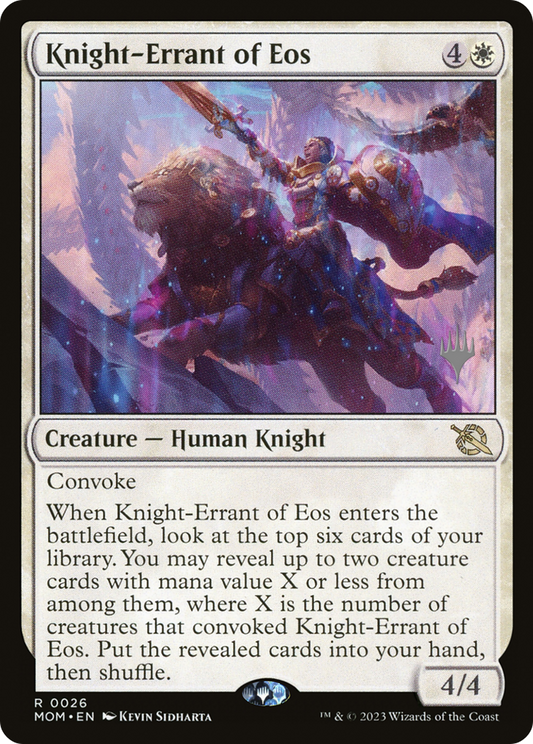 Knight-Errant of Eos (PPMOM-26P) (Foil)