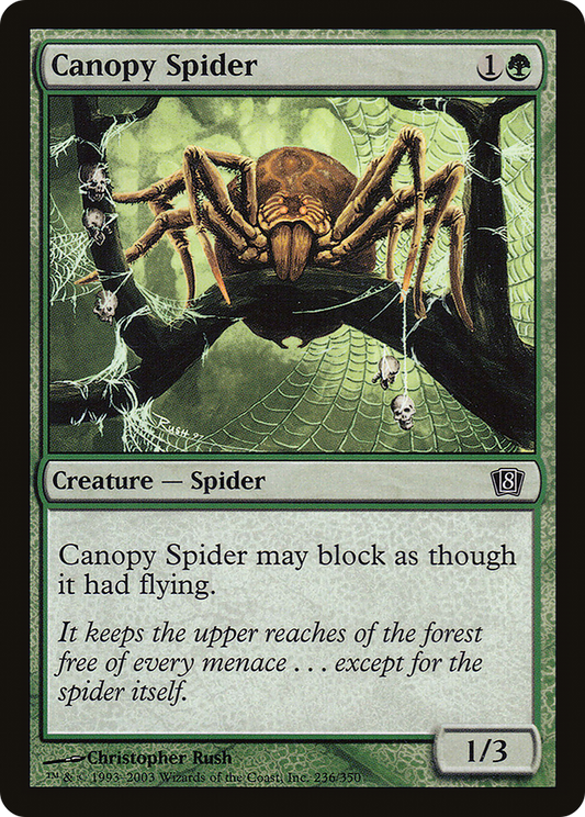 Canopy Spider (8ED-236★) (Foil)