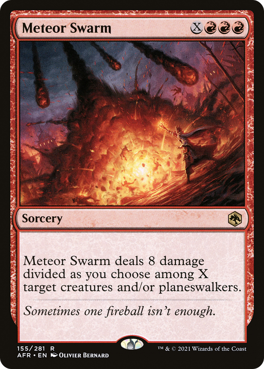 Meteor Swarm (AFR-155) (Foil)