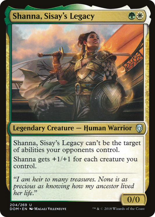 Shanna, Sisay's Legacy (DOM-204) (Foil)