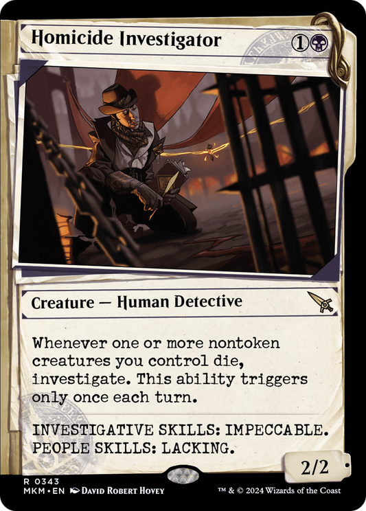Homicide Investigator (MKM-343) (Showcase) (Foil)