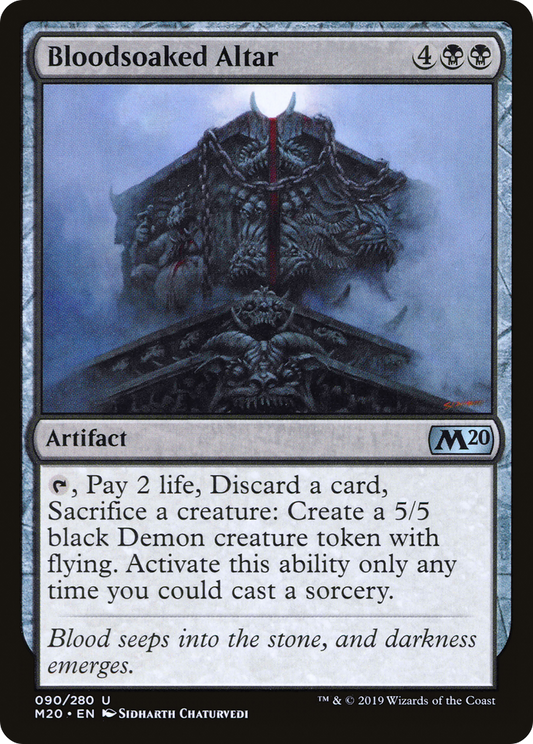 Bloodsoaked Altar (M20-090) (Foil)