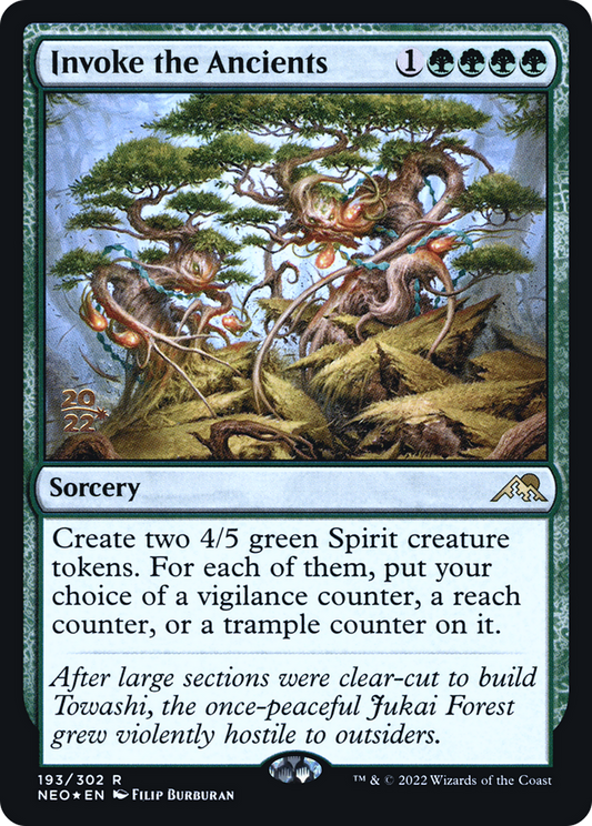 Invoke the Ancients (PRE-193S) (Foil)