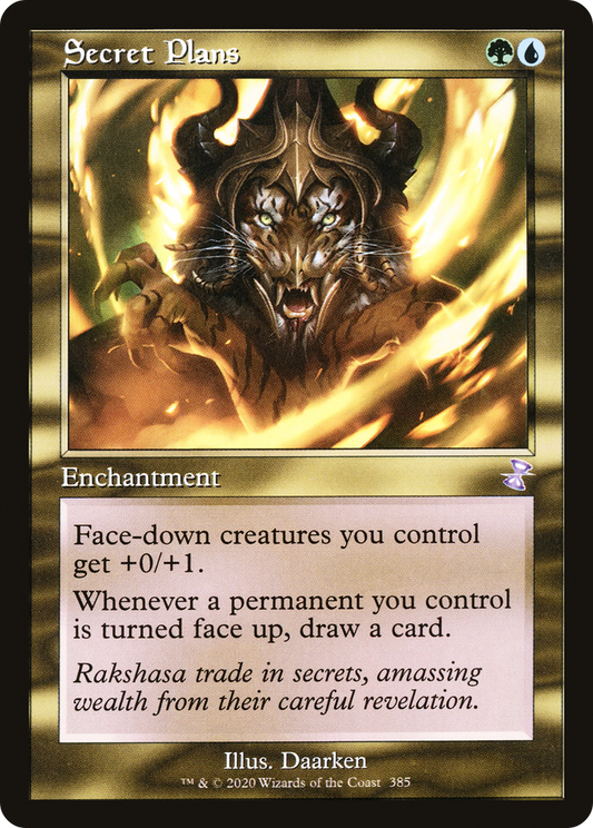 Secret Plans (TSR-385) (Foil)