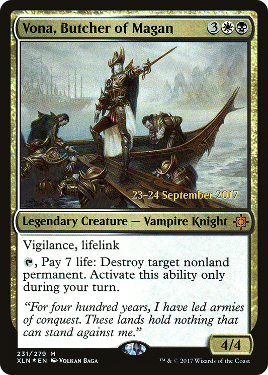 Vona, Butcher of Magan (PRE-231S) (Foil)
