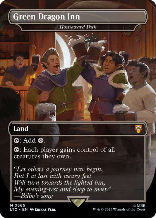 Green Dragon Inn / Homeward Path (LTC-365) (Borderless) (Foil)