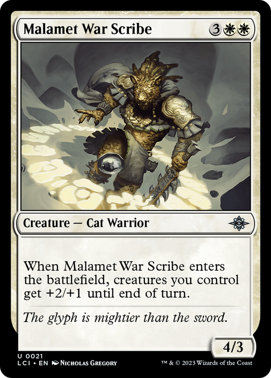 Malamet War Scribe (LCI-021) (Foil)