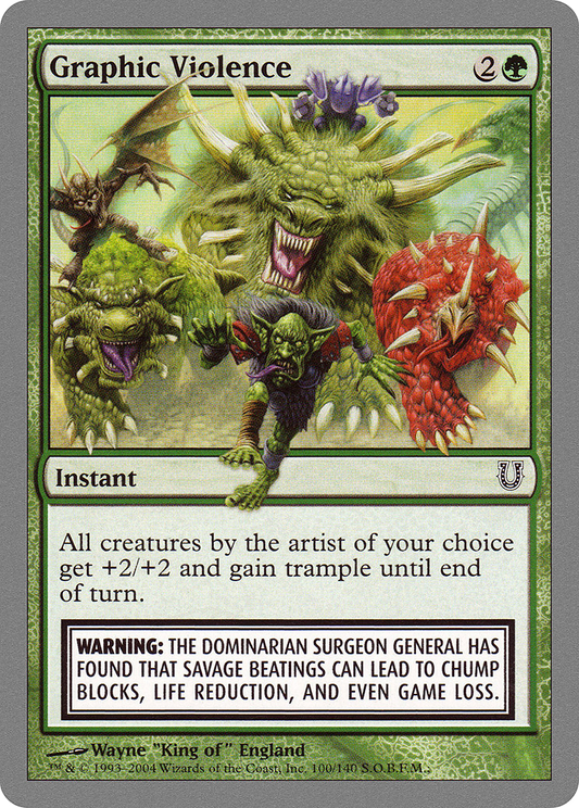Graphic Violence (UNH-100) (Foil)