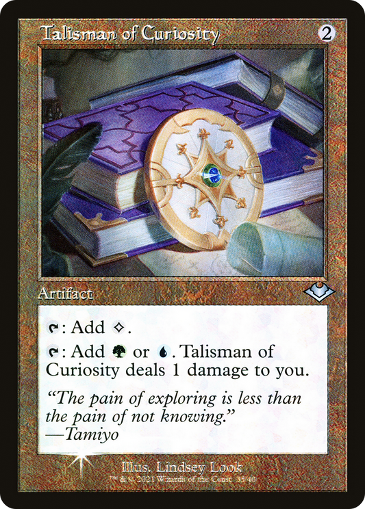 Talisman of Curiosity (MH1-035) (Etched Foil)