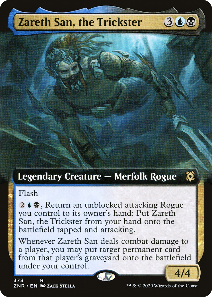 Zareth San, the Trickster (ZNR-373) (Extended Art)