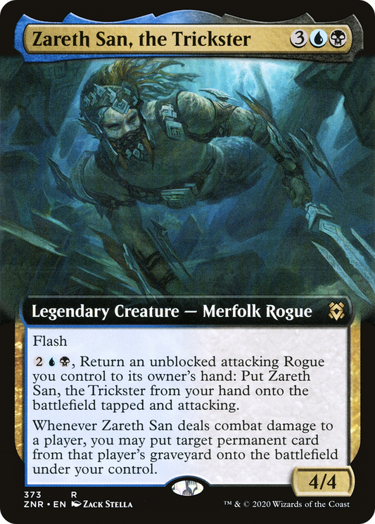 Zareth San, the Trickster (ZNR-373) (Extended Art)