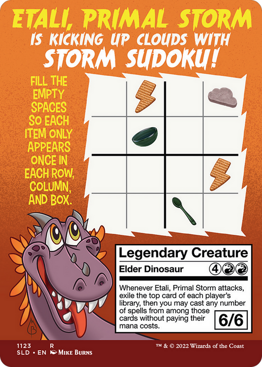 Etali, Primal Storm // Etali, Primal Storm (SLD-1123) (Borderless) (Foil)