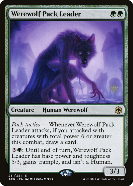 Werewolf Pack Leader (PPAFR-211P) (Foil)
