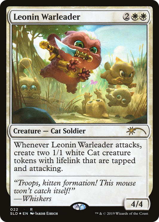 Leonin Warleader (SLD-022) (Foil)