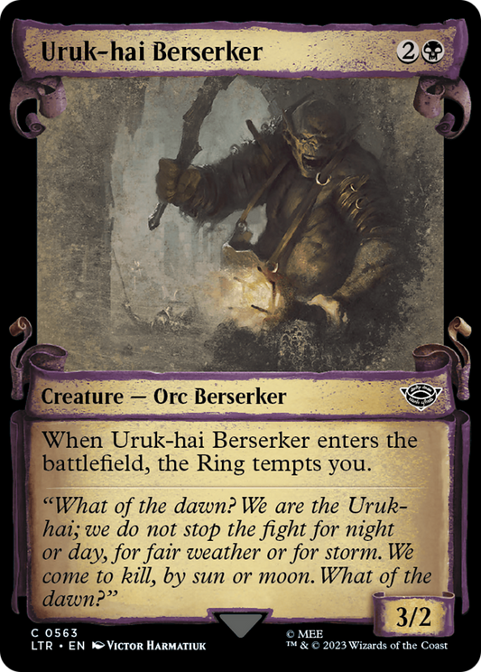 Uruk-hai Berserker (LTR-563) (Showcase) (Scroll) (Foil)