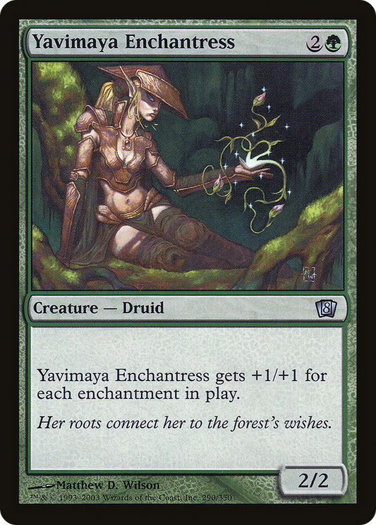 Yavimaya Enchantress (8ED-290★) (Foil)