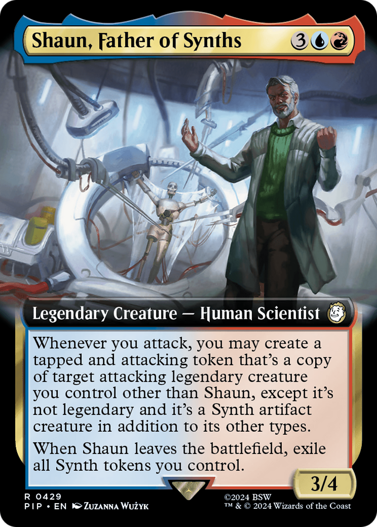 Shaun, Father of Synths (PIP-429) (Extended Art) (Foil)