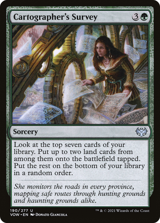 Cartographer's Survey (VOW-190) (Foil)