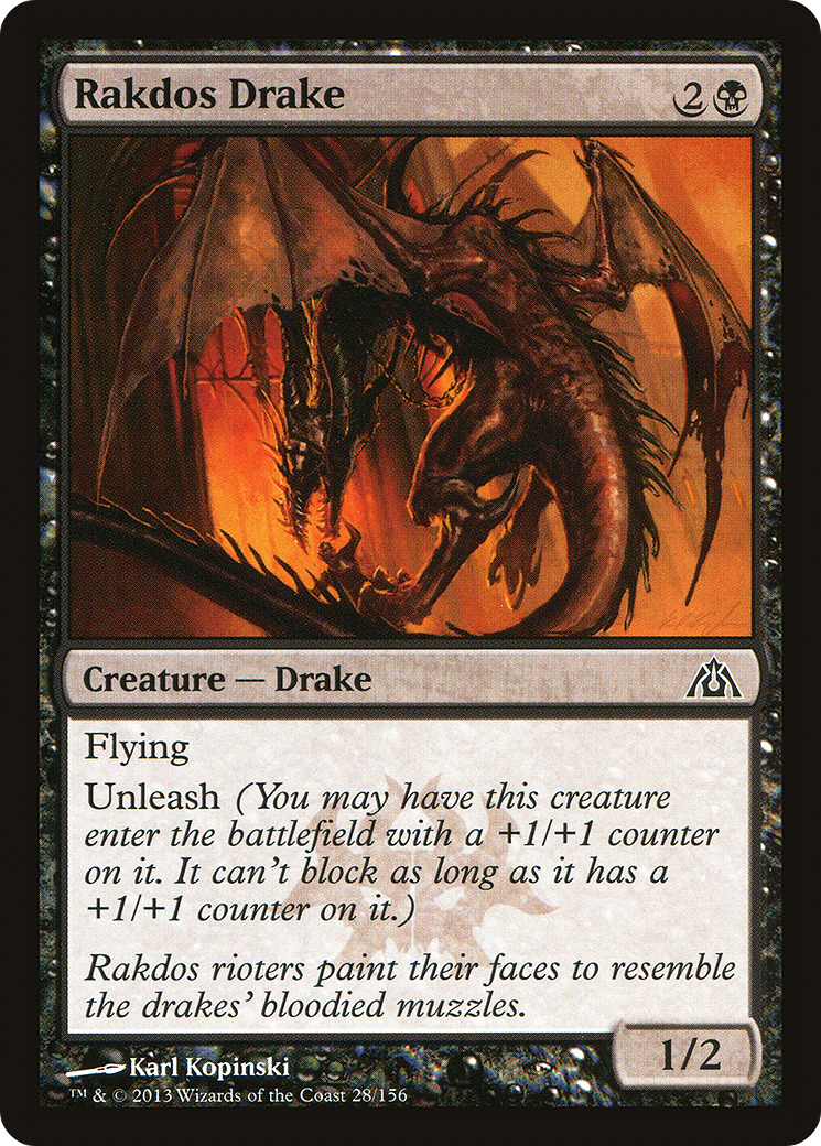 Rakdos Drake (DGM-028) (Foil)
