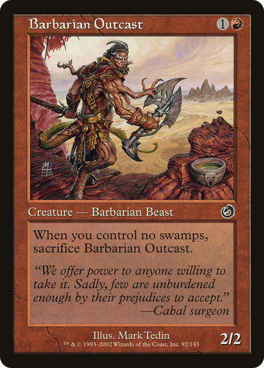 Barbarian Outcast (TOR-092) (Foil)