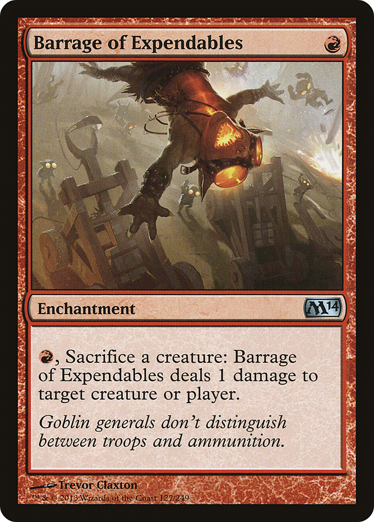 Barrage of Expendables (M14-127)