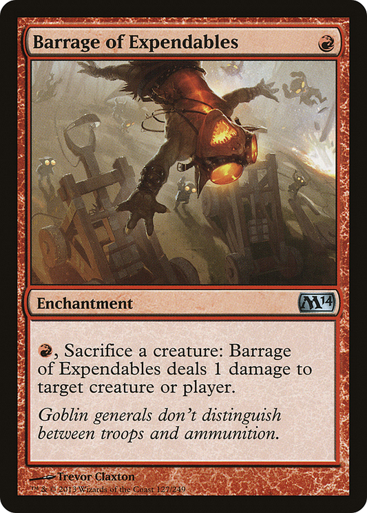 Barrage of Expendables (M14-127)