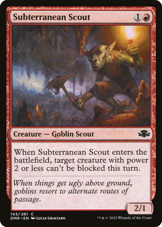 Subterranean Scout (DMR-143) (Foil)