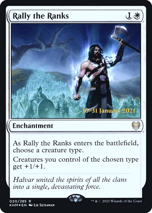 Rally the Ranks (PRE-20S) (Foil)