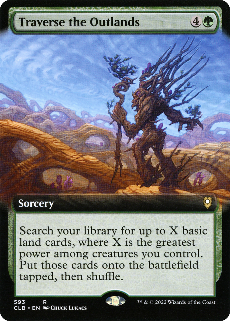 Traverse the Outlands (CLB-593) (Extended Art)