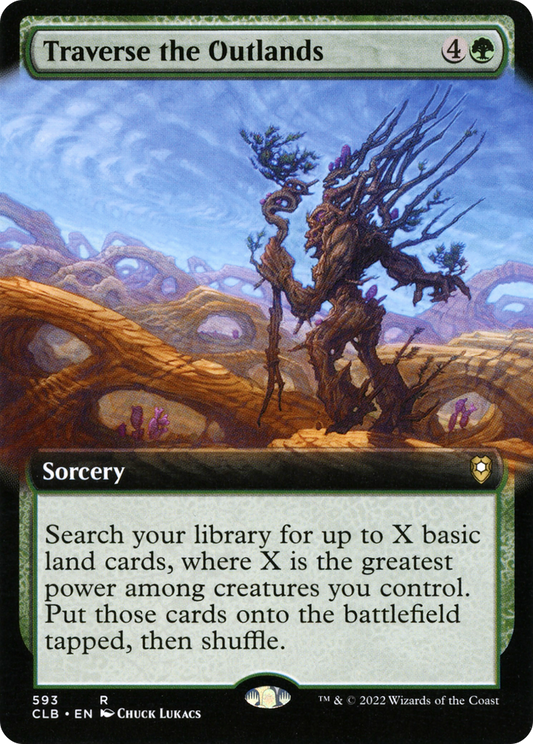 Traverse the Outlands (CLB-593) (Extended Art)