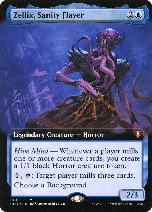 Zellix, Sanity Flayer (CLB-619) (Extended Art) (Foil)