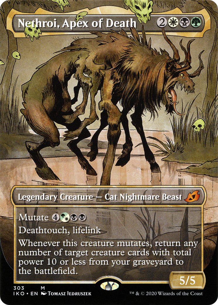 Nethroi, Apex of Death (IKO-303) (Showcase) (Borderless) (Foil)