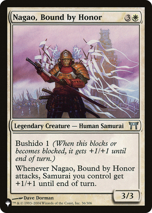 Nagao, Bound by Honor (LIST-CHK-36)