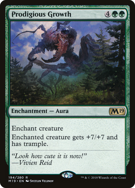 Prodigious Growth (M19-194) (Foil)