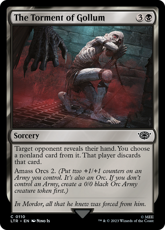 The Torment of Gollum (LTR-110) (Foil)