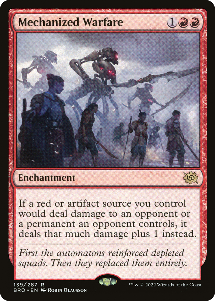 Mechanized Warfare (BRO-139) (Foil)