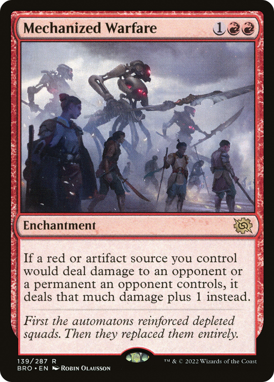 Mechanized Warfare (BRO-139) (Foil)