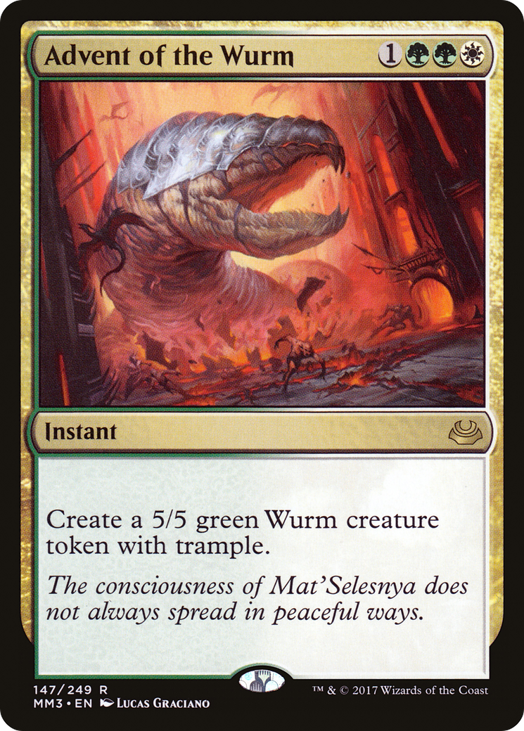 Advent of the Wurm (MM3-147) (Foil)