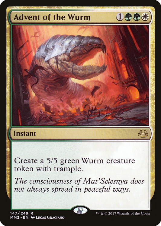 Advent of the Wurm (MM3-147) (Foil)
