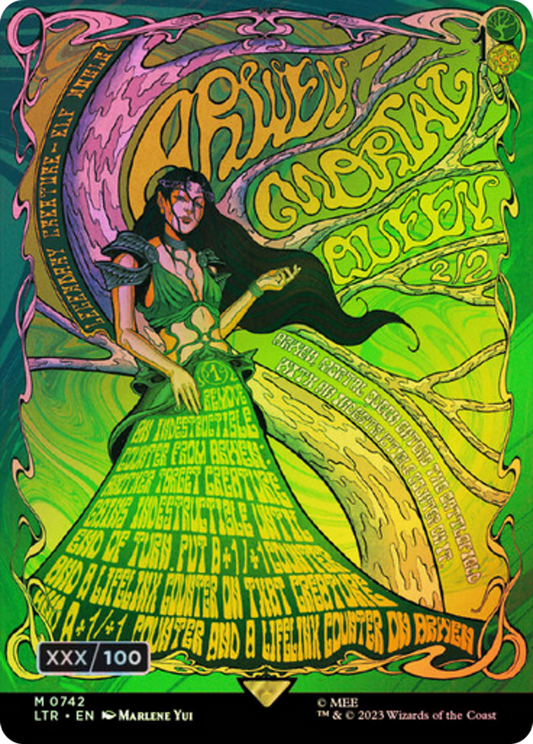 Arwen, Mortal Queen (LTR-742Z) (Borderless) (Foil) (Serialized)