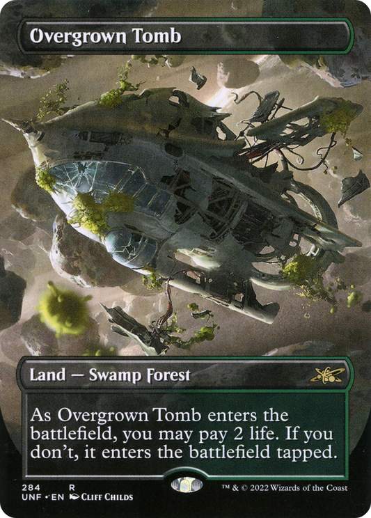 Overgrown Tomb (UNF-284) (Borderless) (Foil)