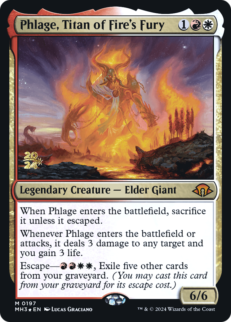 Phlage, Titan of Fire's Fury (PRE-197S) (Foil)