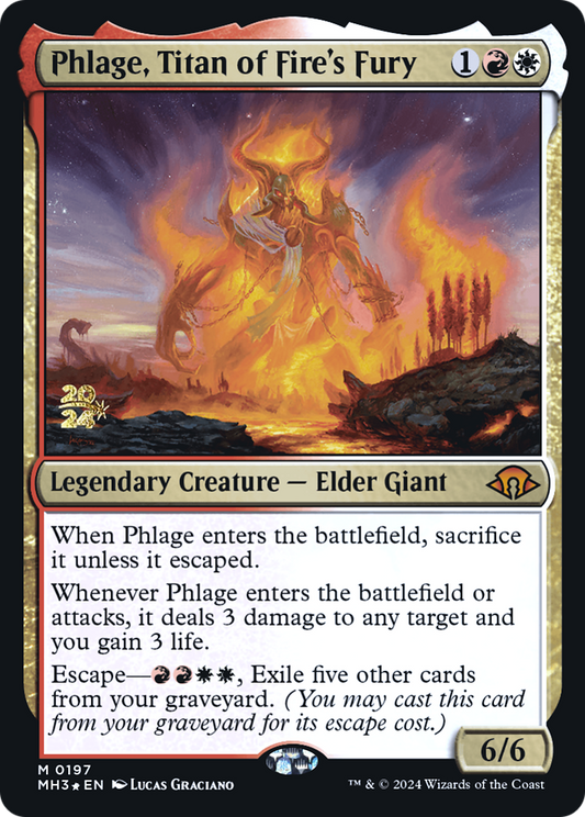 Phlage, Titan of Fire's Fury (PRE-197S) (Foil)