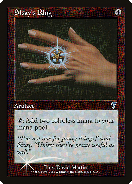 Sisay's Ring (7ED-315★) (Foil)
