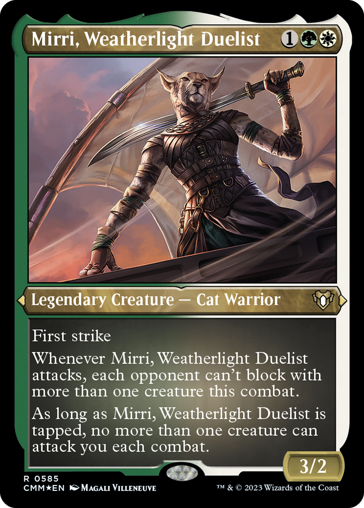 Mirri, Weatherlight Duelist (CMM-585) (Etched Foil)